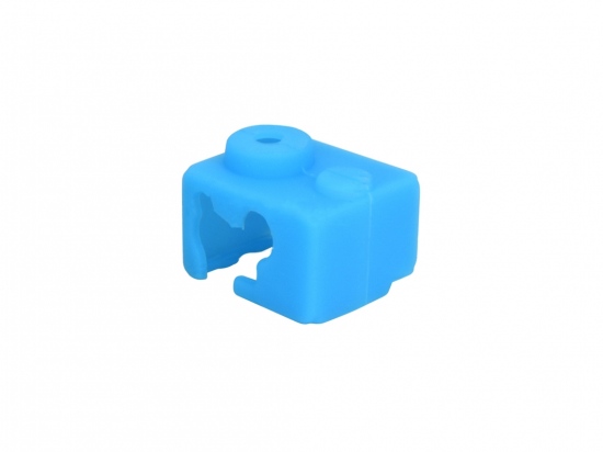 Heat block sok/sleeve E3D V6 siliconen blauw
